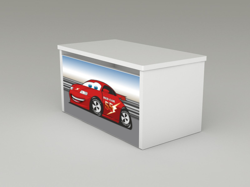 Becks truhlica update Auto červené